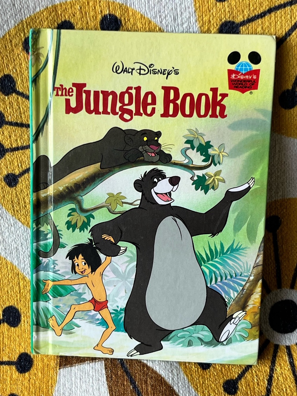 Disney The Jungle Book Vintage 1993 First American Edition Hardcover Book